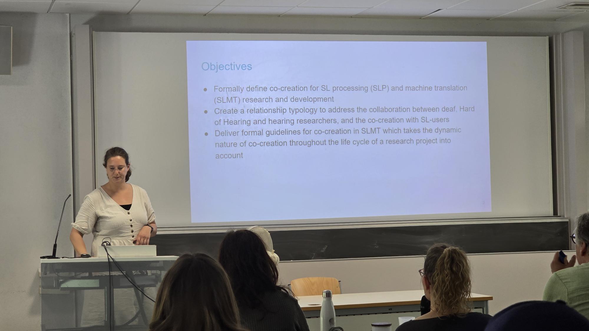 Lisa Lepp presenting at AT4SSL